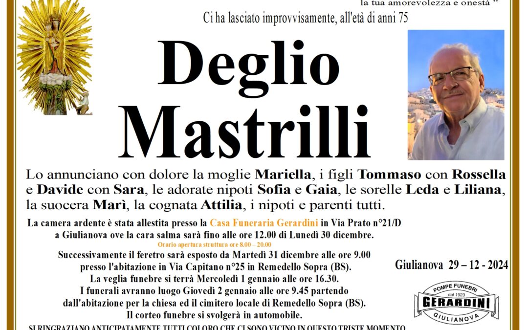 DEGLIO MASTRILLI
