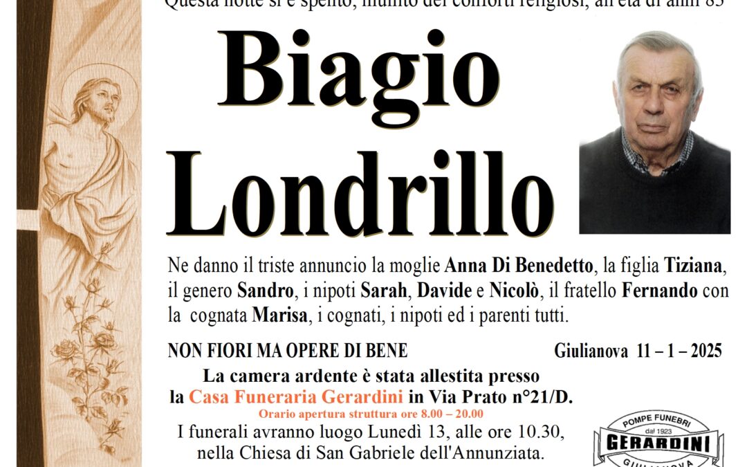 BIAGIO LONDRILLO