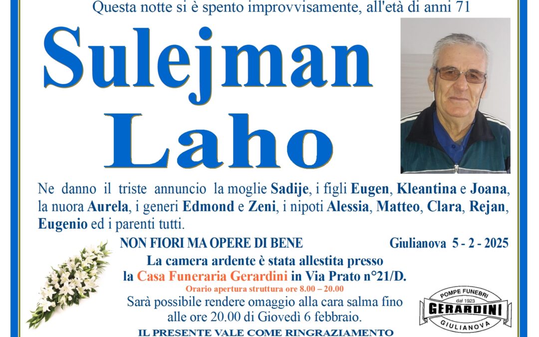 SULEJMAN LAHO