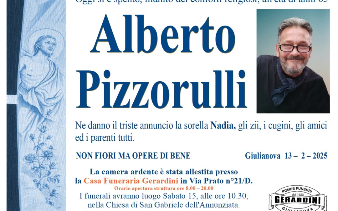 ALBERTO PIZZORULLI
