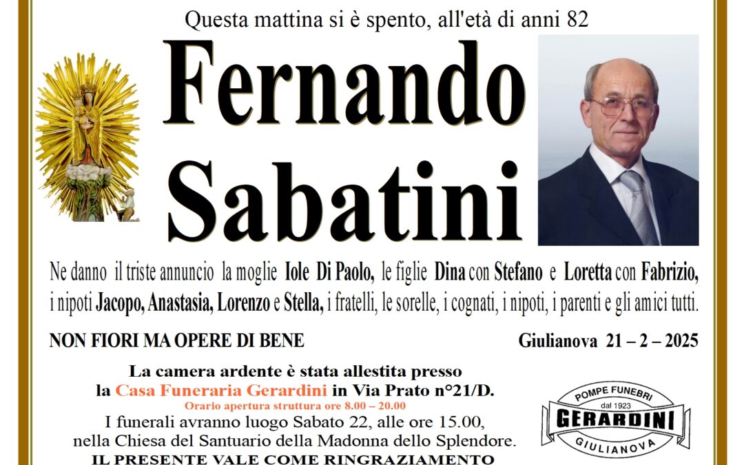 FERNANDO SABATINI
