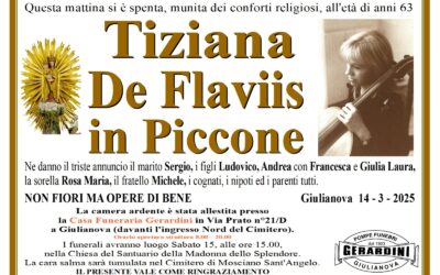 TERESA DE FLAVIIS IN PICCONE