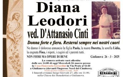 DIANA LEODORI VED. D’ATTANASIO CINTI