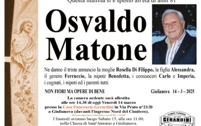 OSVALDO MATONE