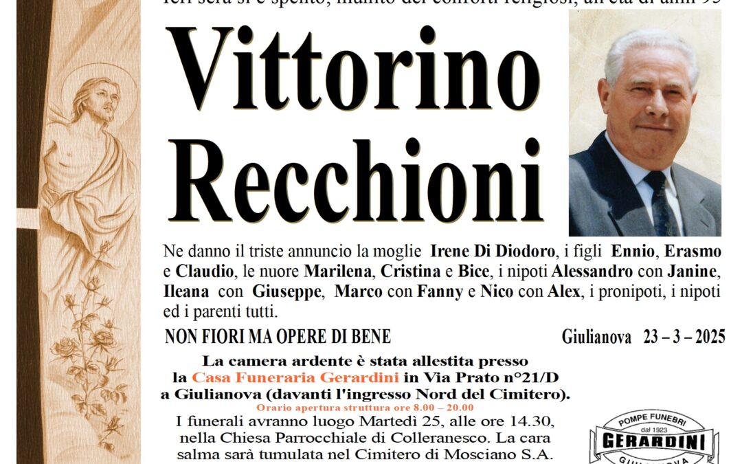 VITTORINO RECCHIONI
