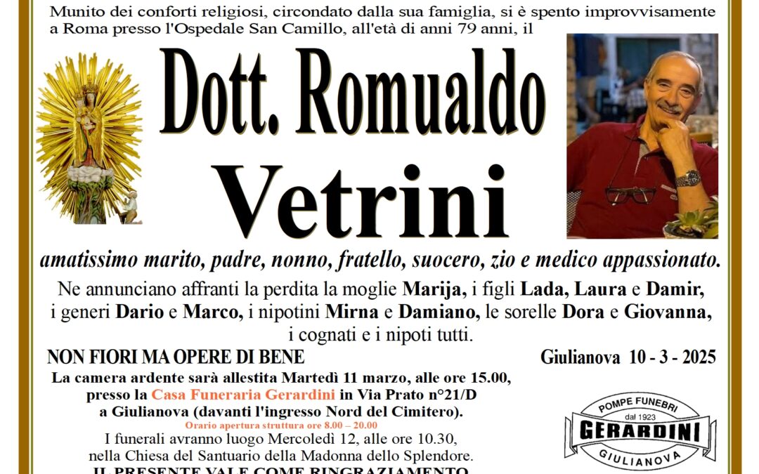 ROMUALDO VETRINI
