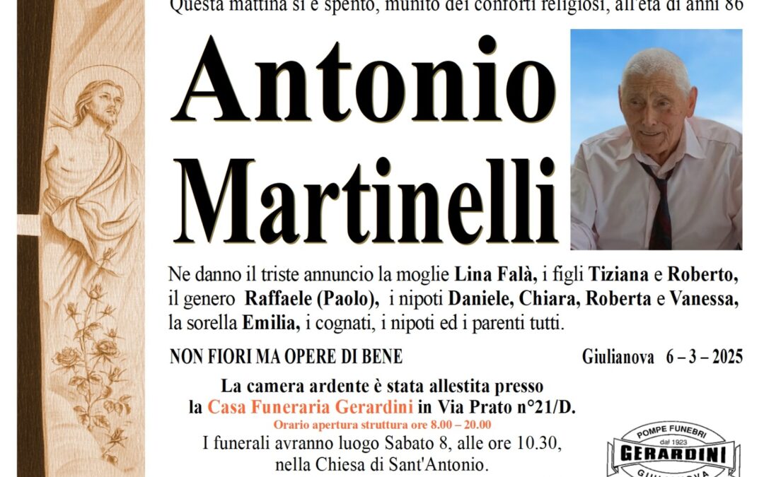 ANTONIO MARTINELLI