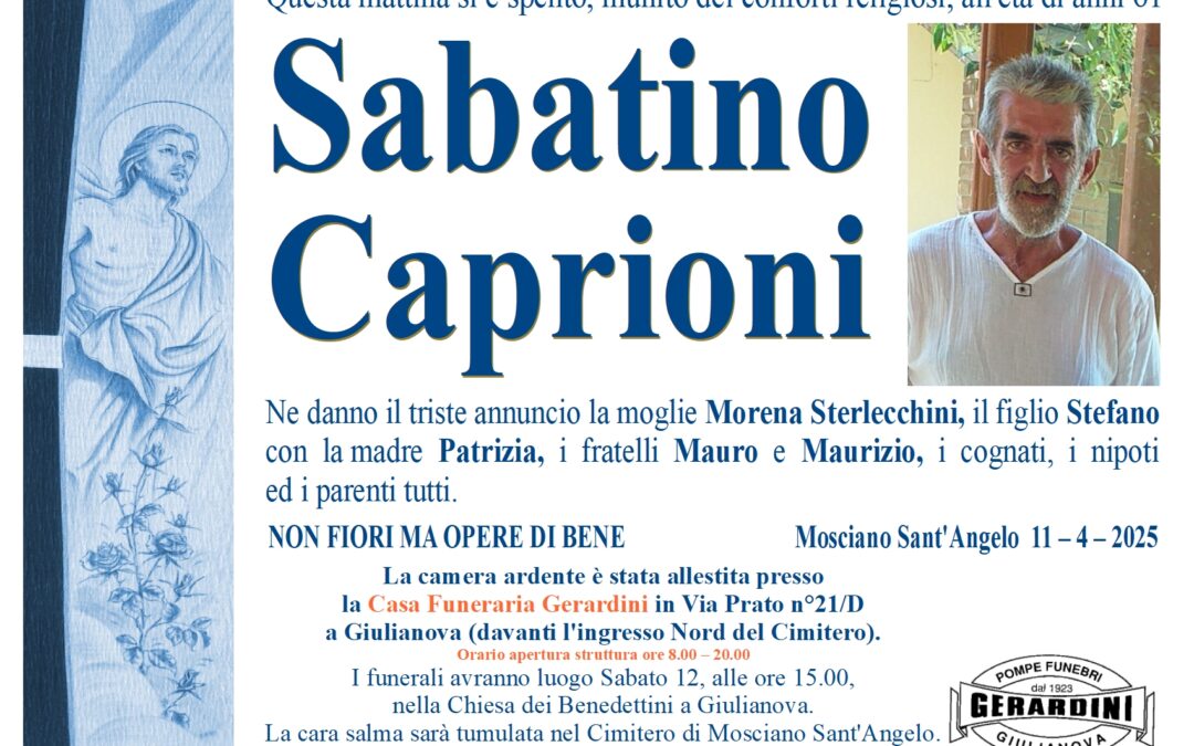 SABATINO CAPRIONI