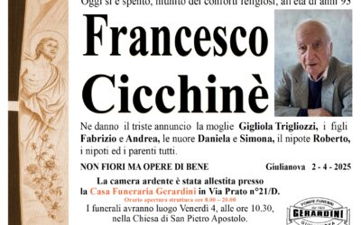 FRANCESCO CICCHINE’