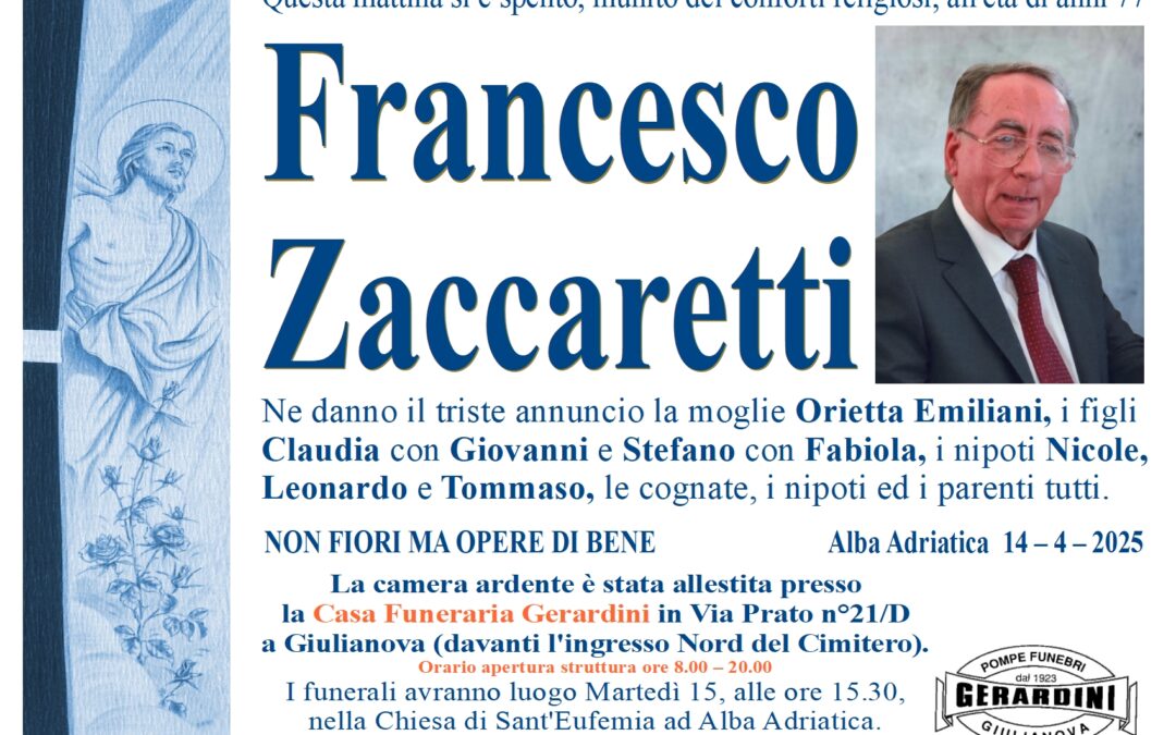FRANCESCO ZACCARETTI
