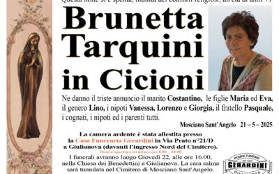 BRUNETTA TARQUINI IN CICIONI