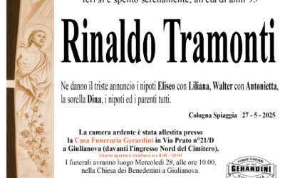 RINALDO TRAMONTI