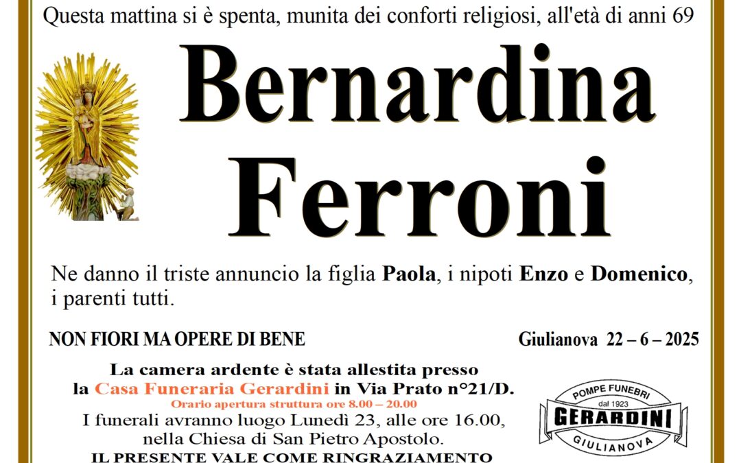 BERNARDINA FERRONI