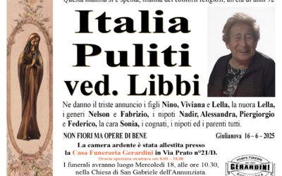 ITALIA PULITI VED. LIBBI