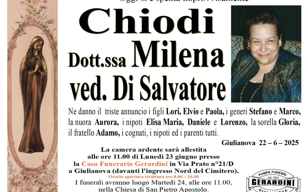 MILENA CHIODI VED. DI SALVATORE