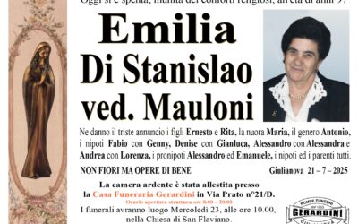 EMILIA DI STANISLAO ved. MAULONI