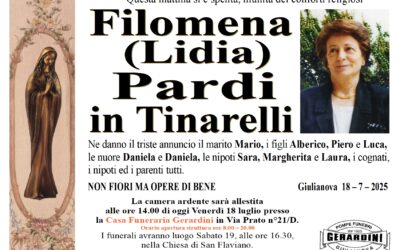FILOMENA (LIDIA) PARDI in TINARELLI