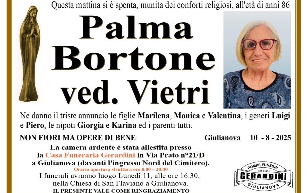 PALMA BORTONE VED. VIETRI