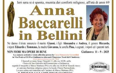 ANNA BACCARELLI IN BELLINI