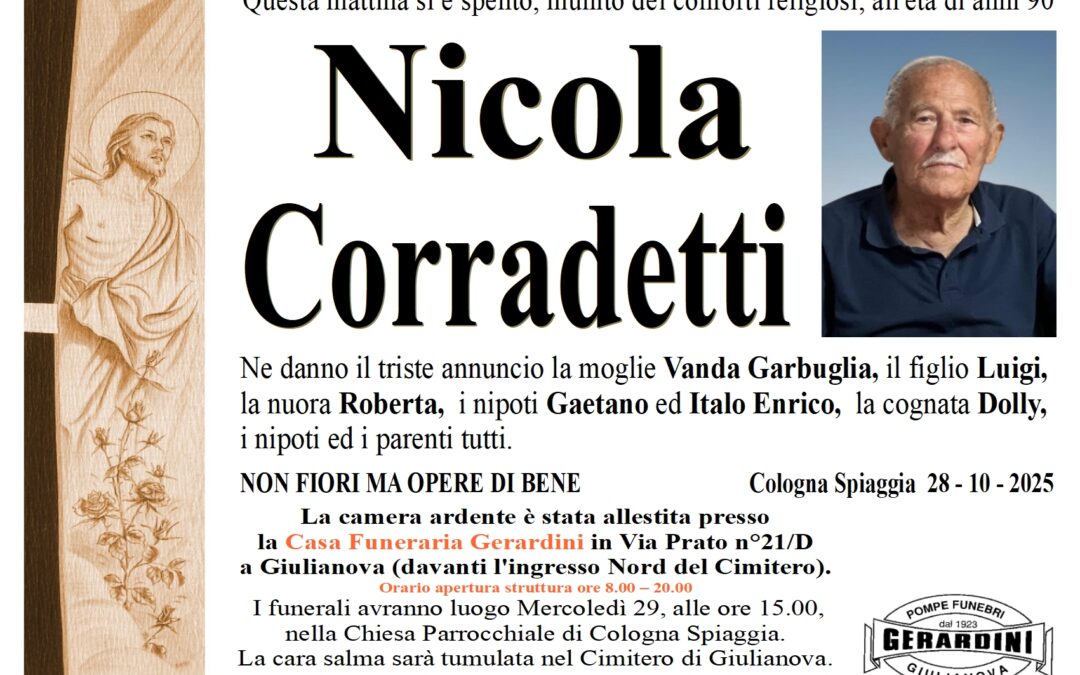 NICOLA CORRADETTI