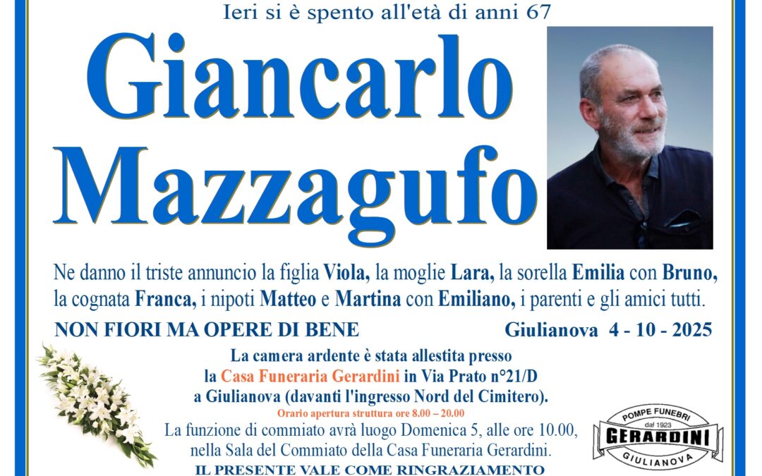 GIANCARLO MAZZAGUFO
