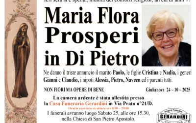 MARIA FLORA PROSPERI IN DI PIETRO