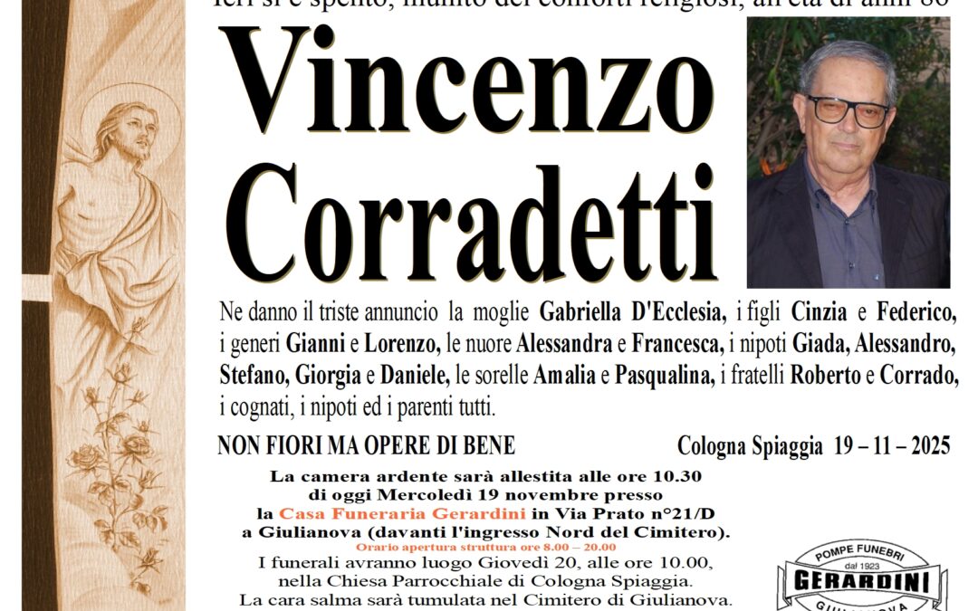 VINCENZO CORRADETTI
