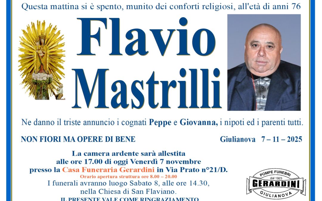 FLAVIO MASTRILLI