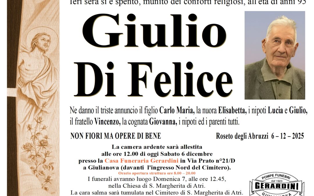 GIULIO DI FELICE