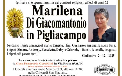 MARILENA DI GIACOMANTONIO IN PIGLIACAMPO