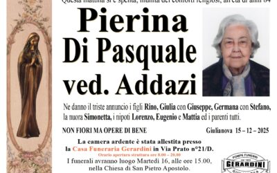 PIERINA DI PASQUALE VED. ADDAZI