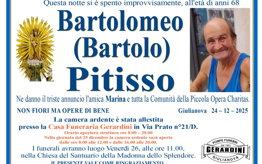 BARTOLOMEO (BARTOLO) PITISSO