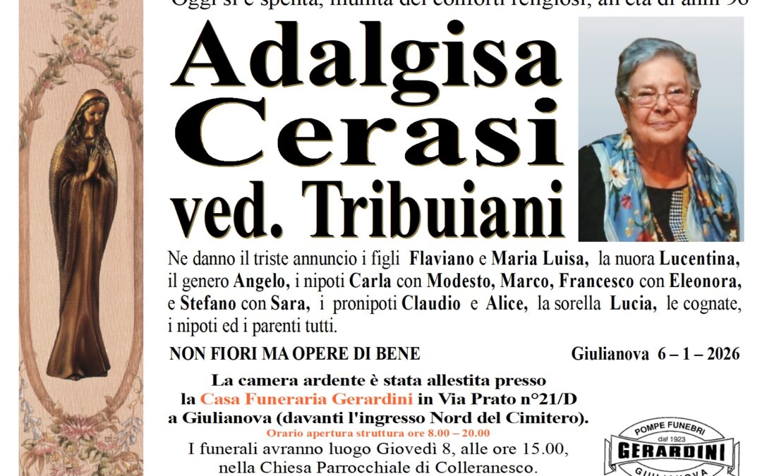 ADALGISA CERASI VED. TRIBUIANI