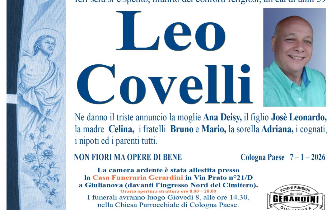 LEO COVELLI