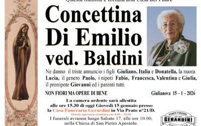 CONCETTINA DI EMILIO VED. BALDINI