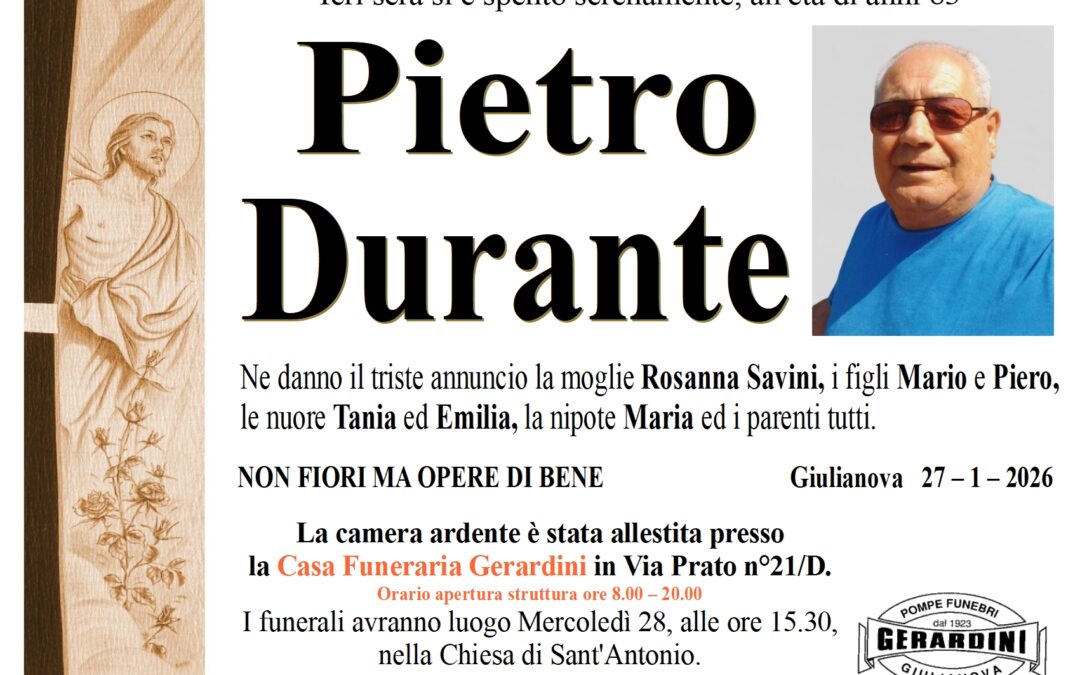 PIETRO DURANTE