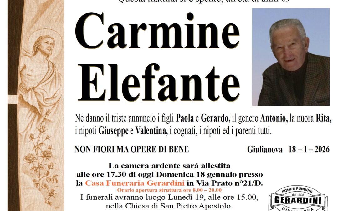 CARMINE ELEFANTE