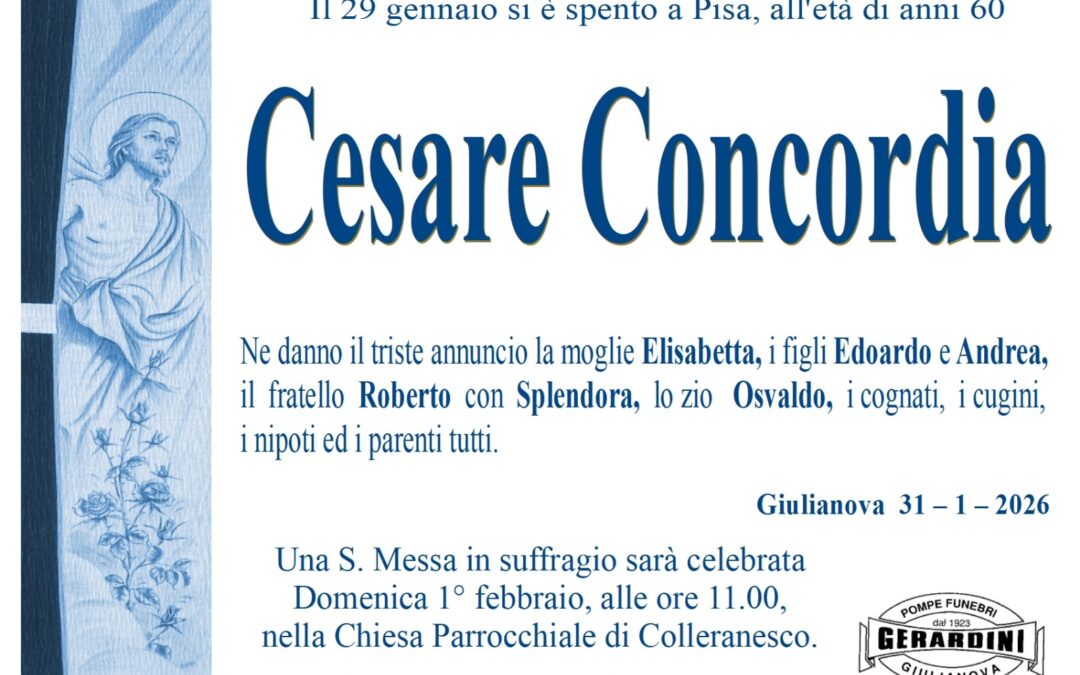 CESARE CONCORDIA