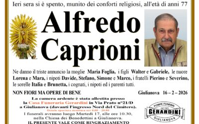 ALFREDO CAPRIONI