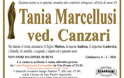 TANIA MARCELLUSI VED. CANZARI