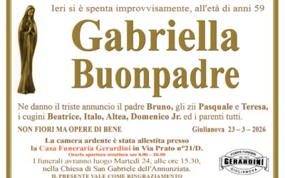 GABRIELLA BUONPADRE