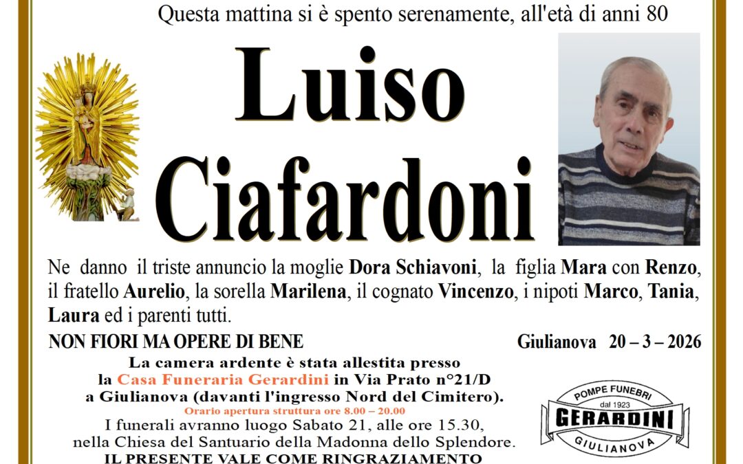 LUISO CIAFARDONI