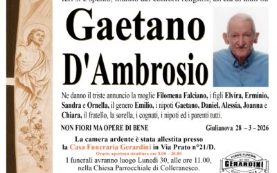 GAETANO D’AMBROSIO