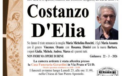 COSTANZO D’ELIA