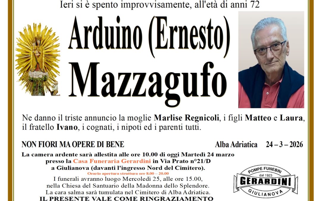 ARDUINO (ERNESTO) MAZZAGUFO