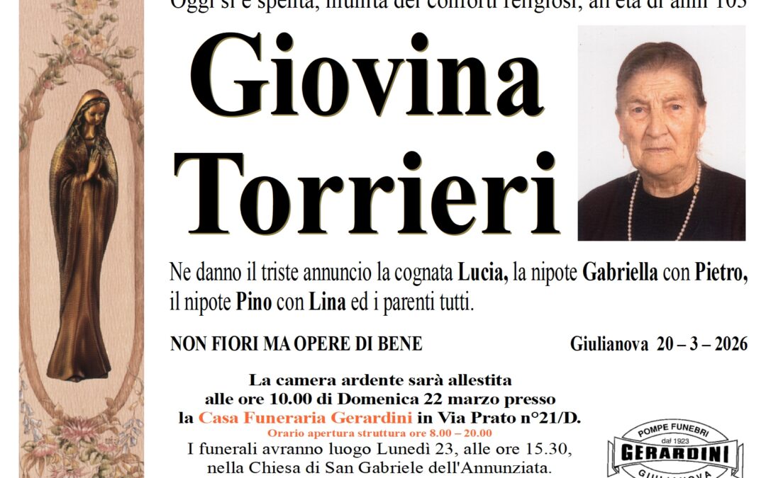 GIOVINA TORRIERI