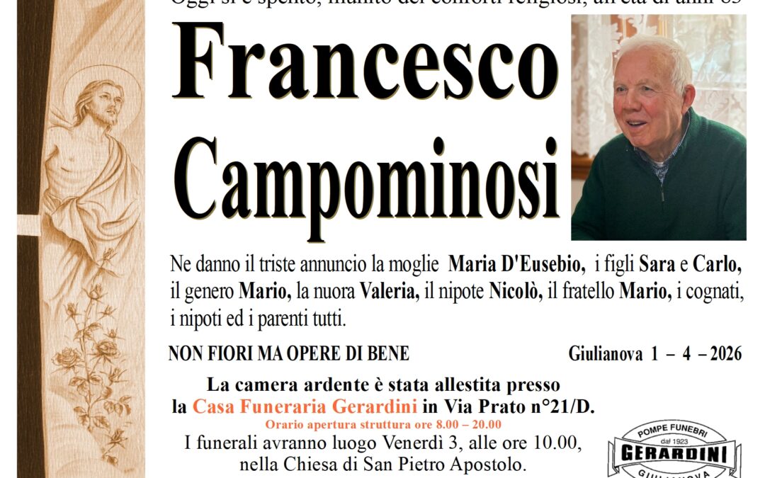 FRANCESCO CAMPOMINOSI