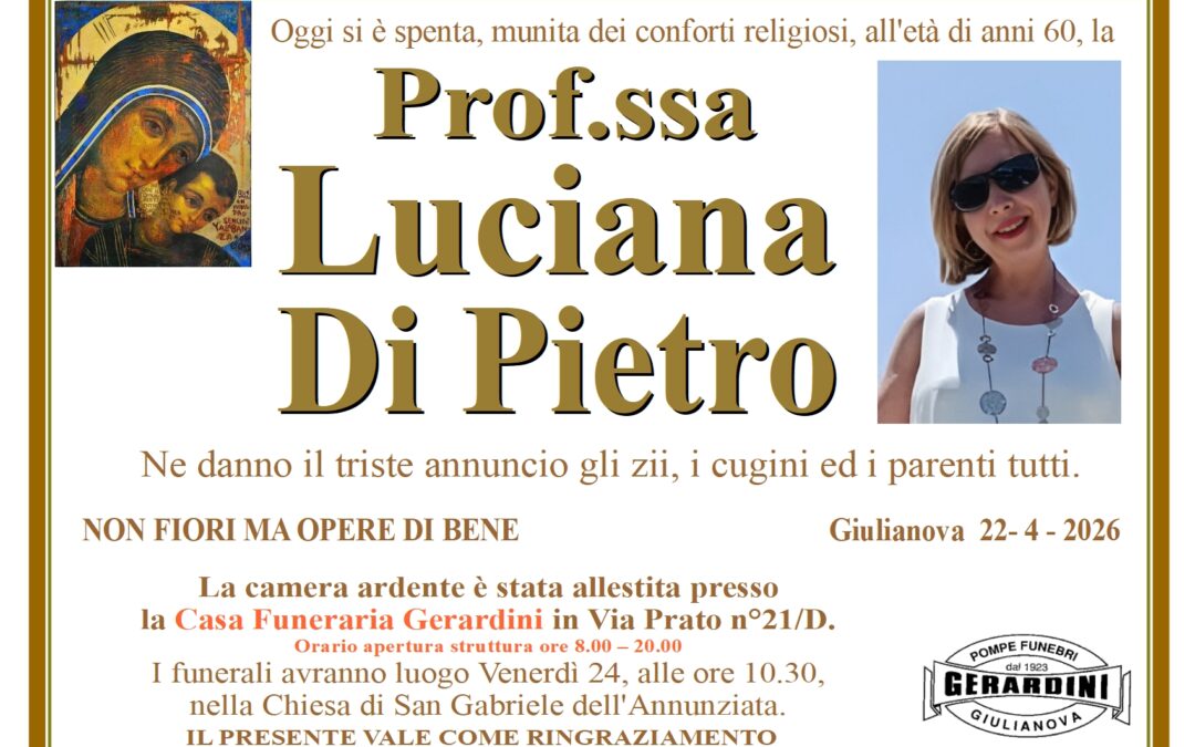 LUCIANA DI PIETRO