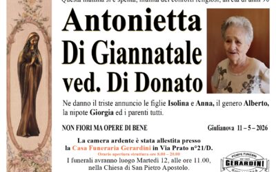 ANTONIETTA DI GIANNATALE ved. DI DONATO