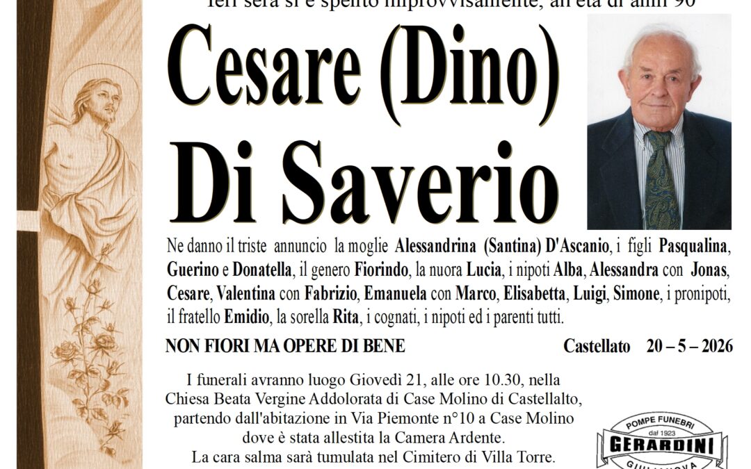CESARE DI SAVERIO